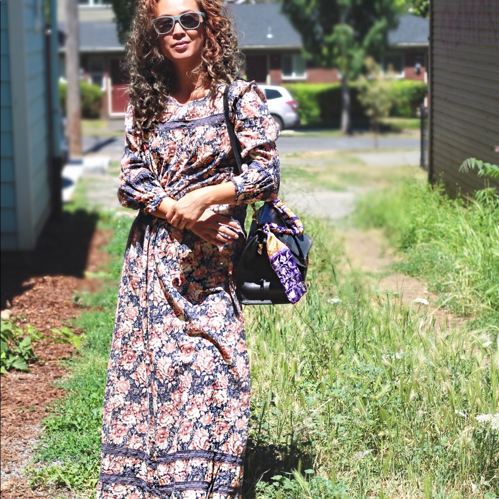 Current Elliott Maxi Floral Dress